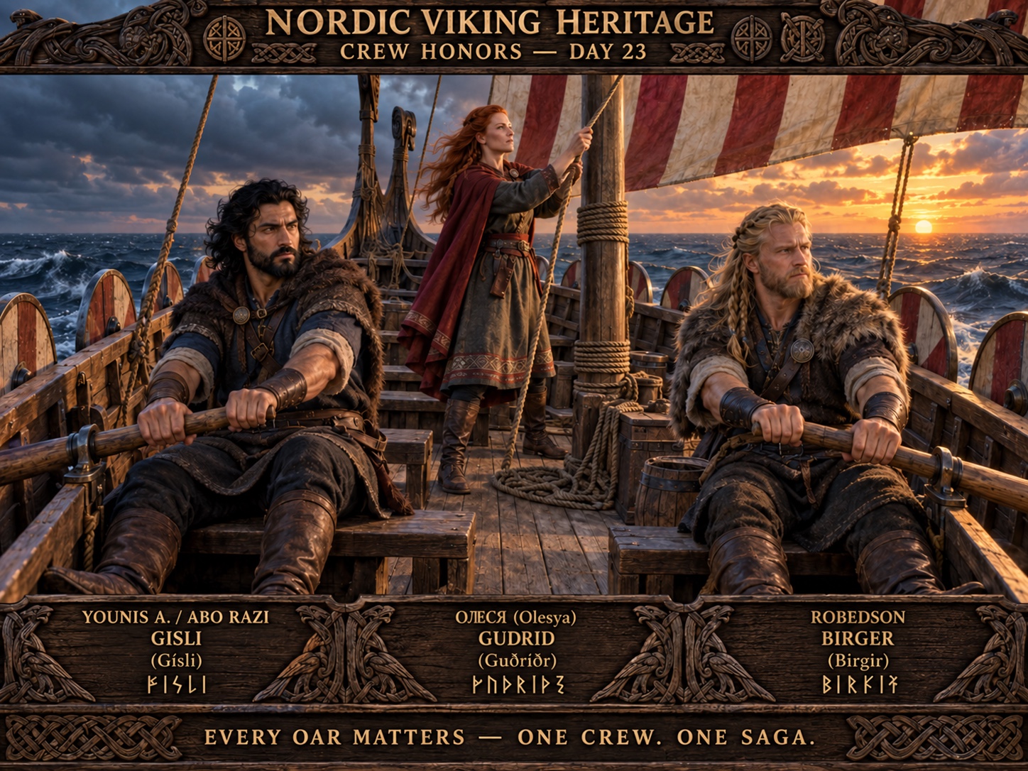 Day 23 Crew Honors