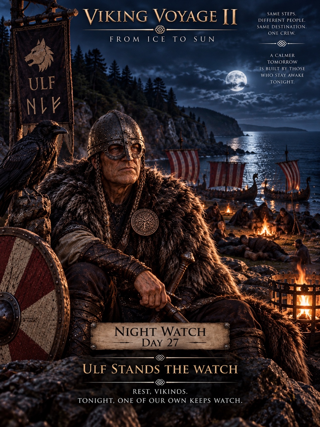 Night Watch Day 27 — Ulf stands the watch