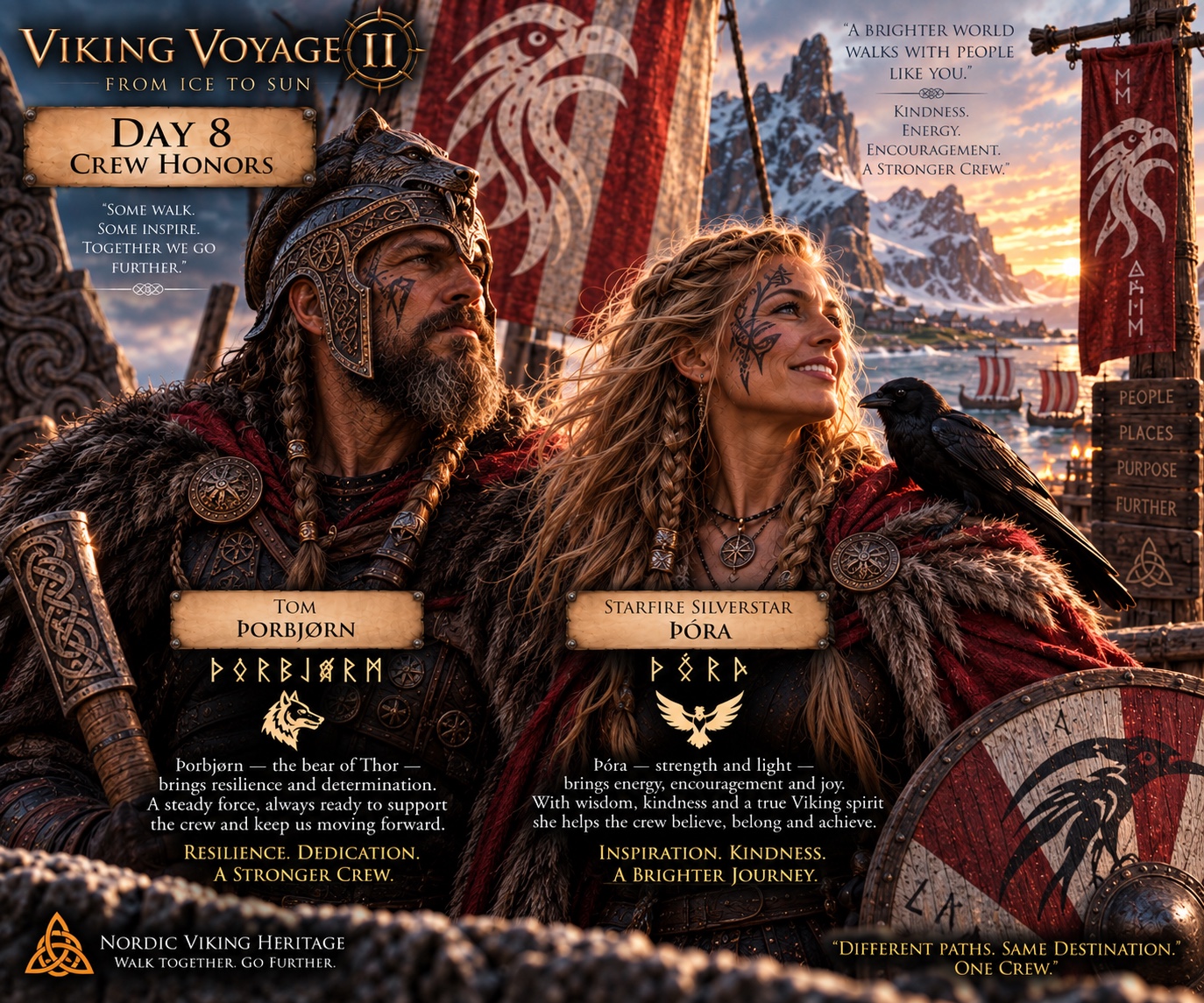 Day 8 Crew Honors